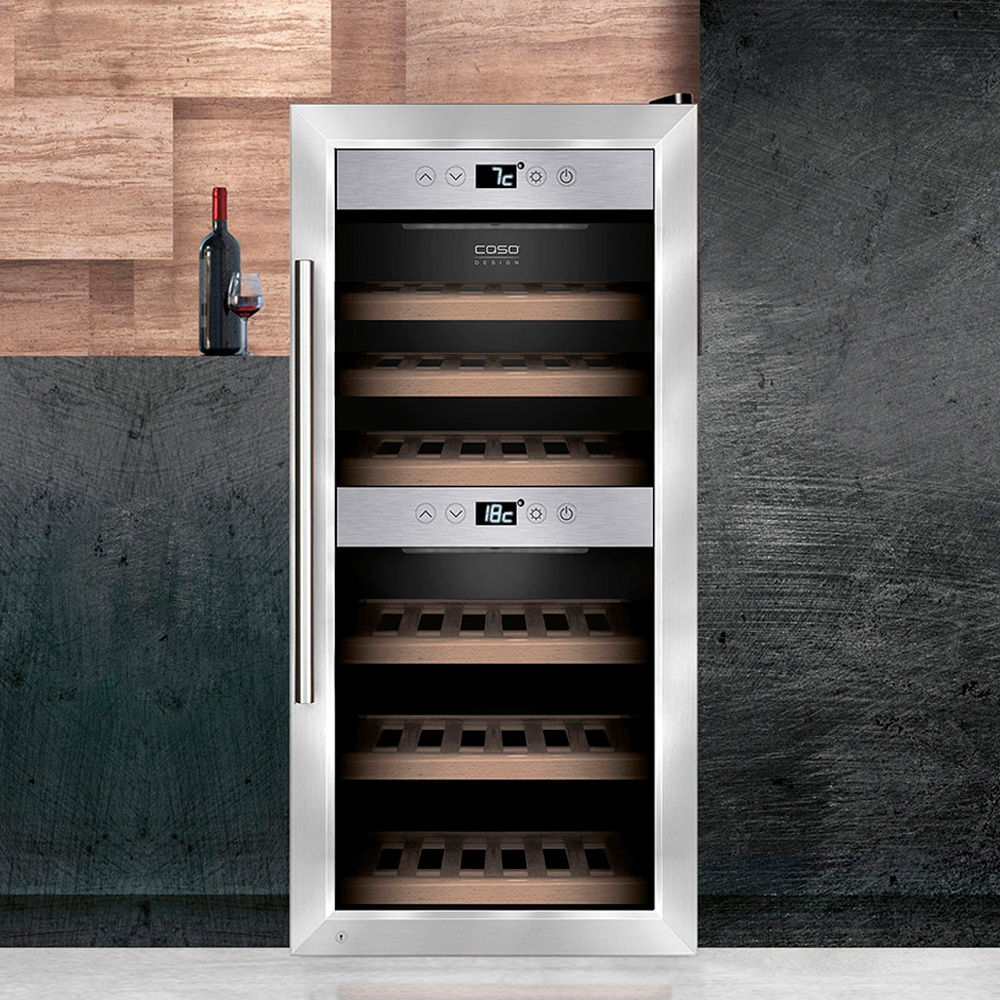 Винный шкаф двухзонный Caso WineComfort 240 Smart