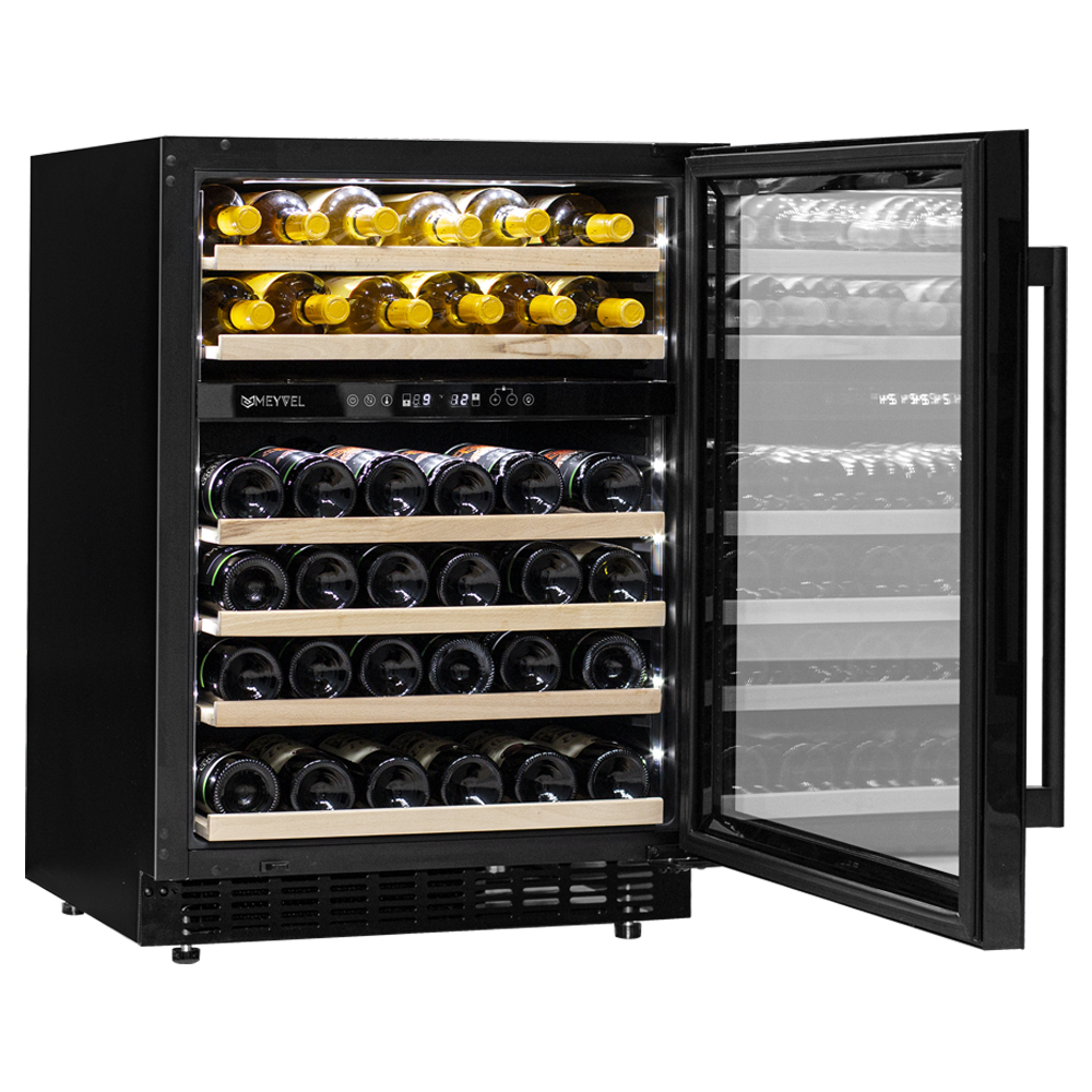 Винный шкаф двухзонный Meyvel MV46PRO-KBT2