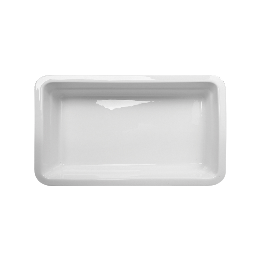 Гастроемкость керамическая Luxstahl Corone GN 1/3 328х175х60 мм белая [LQ-QK15074]