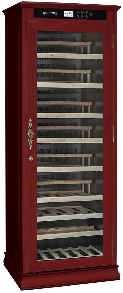 Винный шкаф монотемпературный Meyvel MV102-WN1-C (Nut)