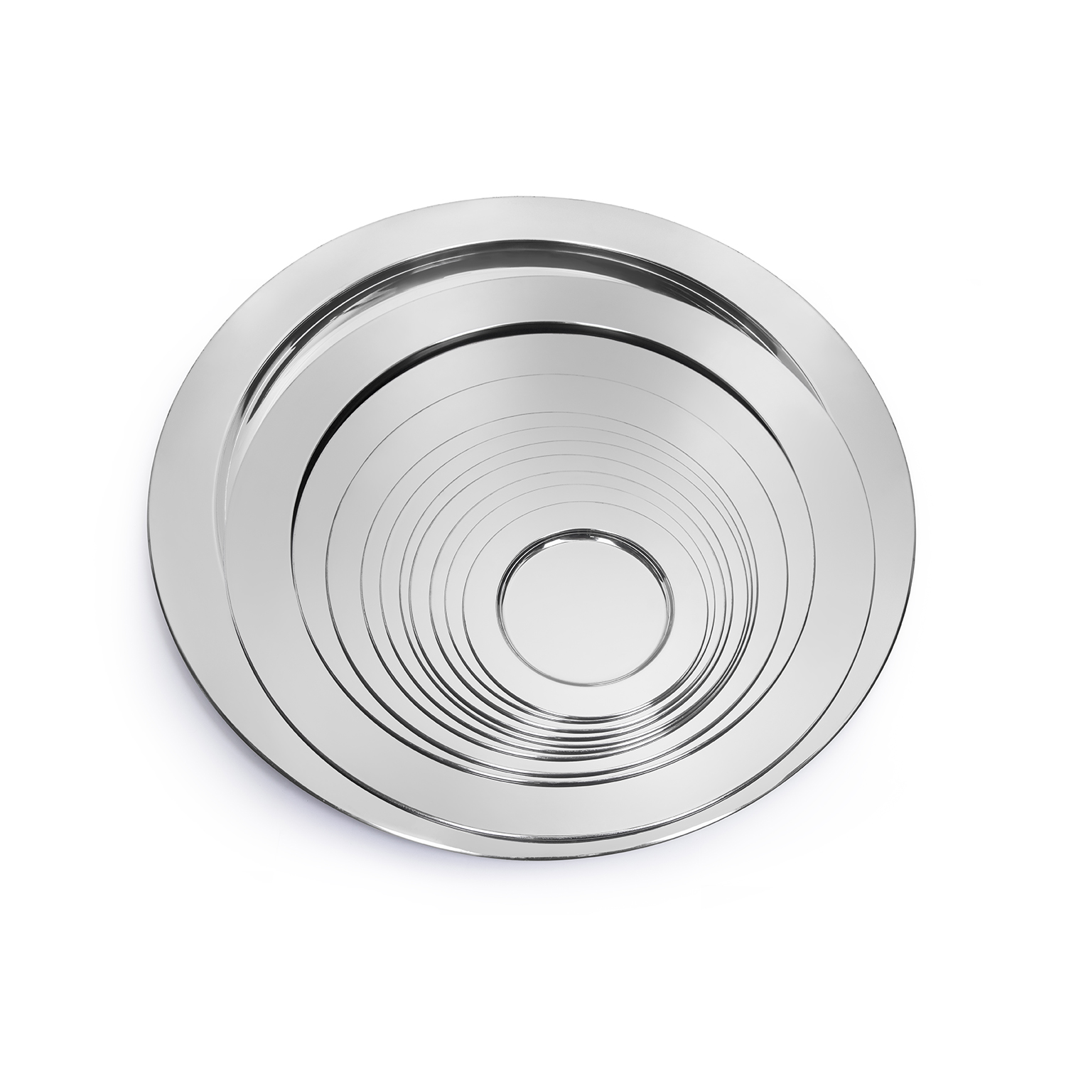 Блюдо круглое Luxstahl 11'' 280мм, нерж.[RGS-PJ102]
