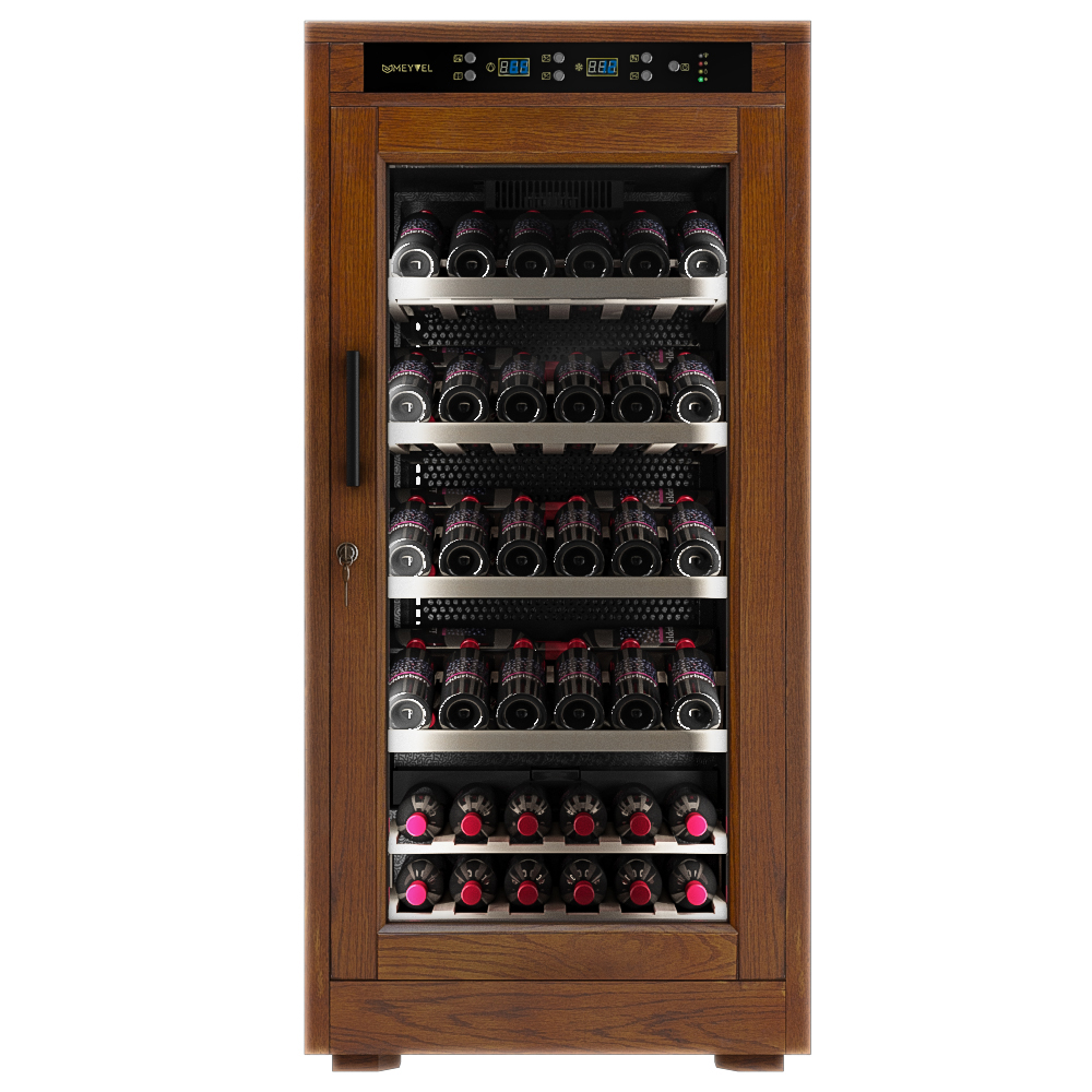 Винный шкаф монотемпературный Meyvel MV66-WN1-M